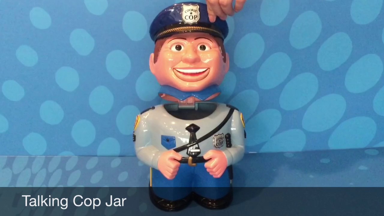 Talking Cop Jar by MGD - YouTube