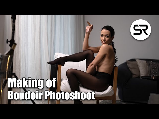 Making of Erotic Boudoir Photoshoot With Sexy Girl Model