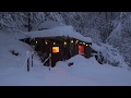 Semi underground cabin  music studio alone in the woods