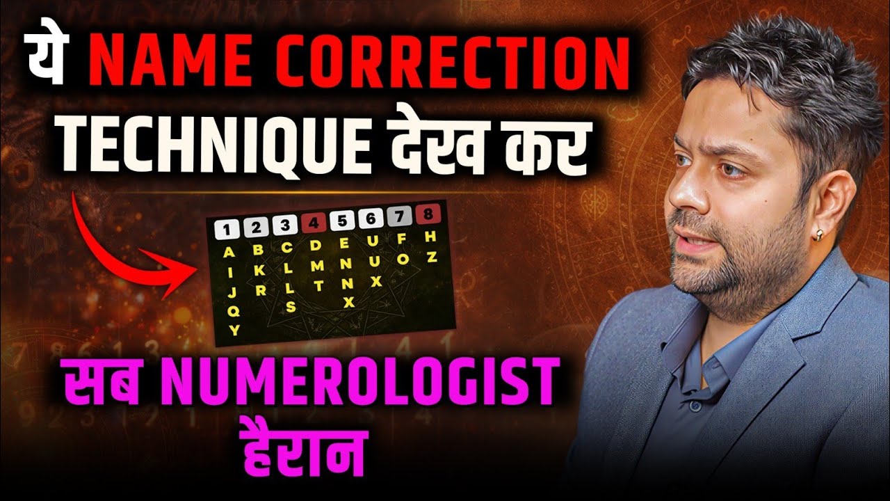 5 मिनट में अपने NAME को बनाए LUCKY  | Name Number Numerology | Abhay Khanna