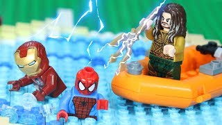 Brick Creation 28 Lego Aquaman Fighting A Sea Battle Against The Avengers