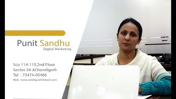 Digital Marketing Training Institute Webliquidinfotech | Chandigarh Best Institute