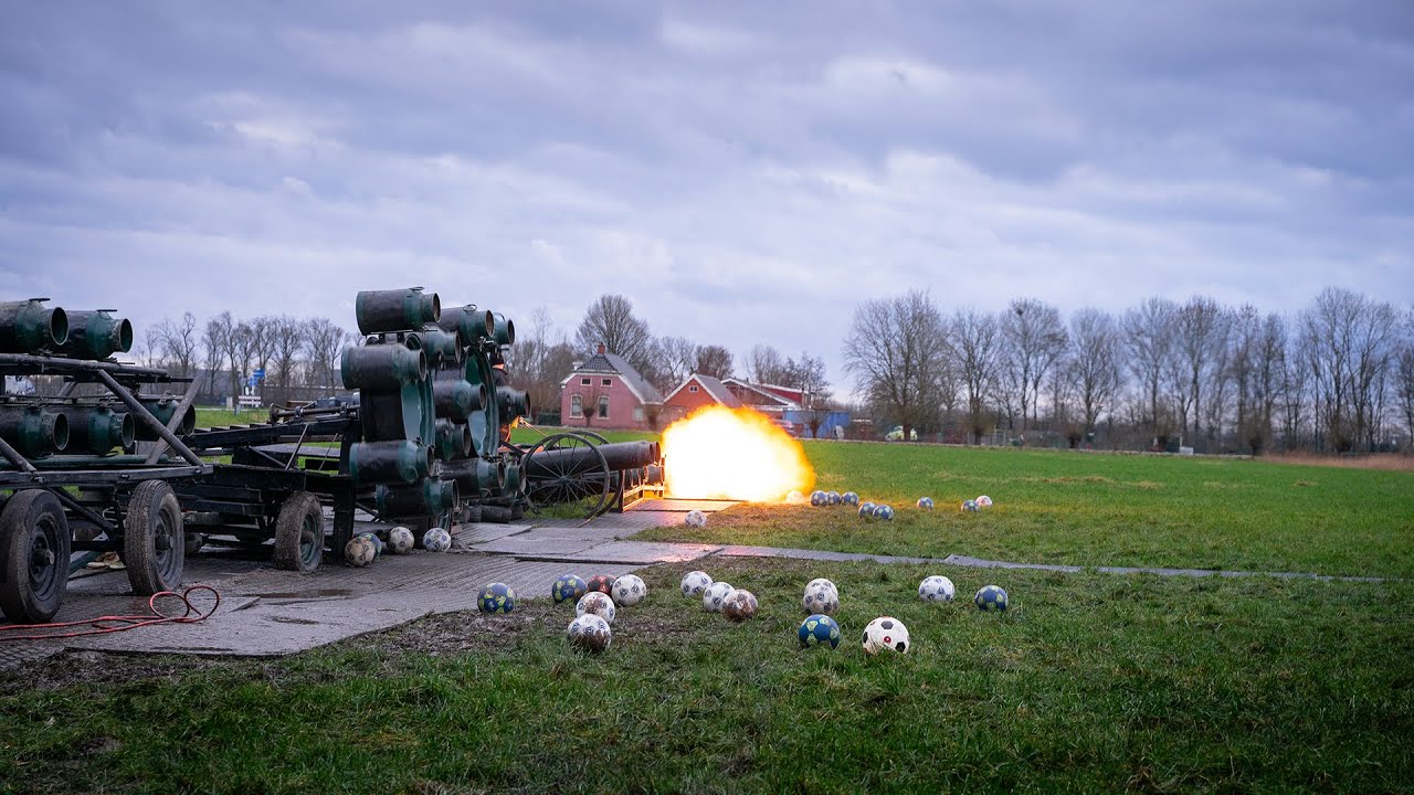 Carbid Schieten met Carbid Team Ten Post Oudjaarsdag met grote opstelling! CTTP