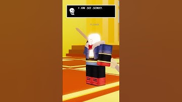 DISBELIEF ENCOUNTER PT.2 #roblox #undertale #jujutsushenanigans #papyrus  #undertalelastcorridor