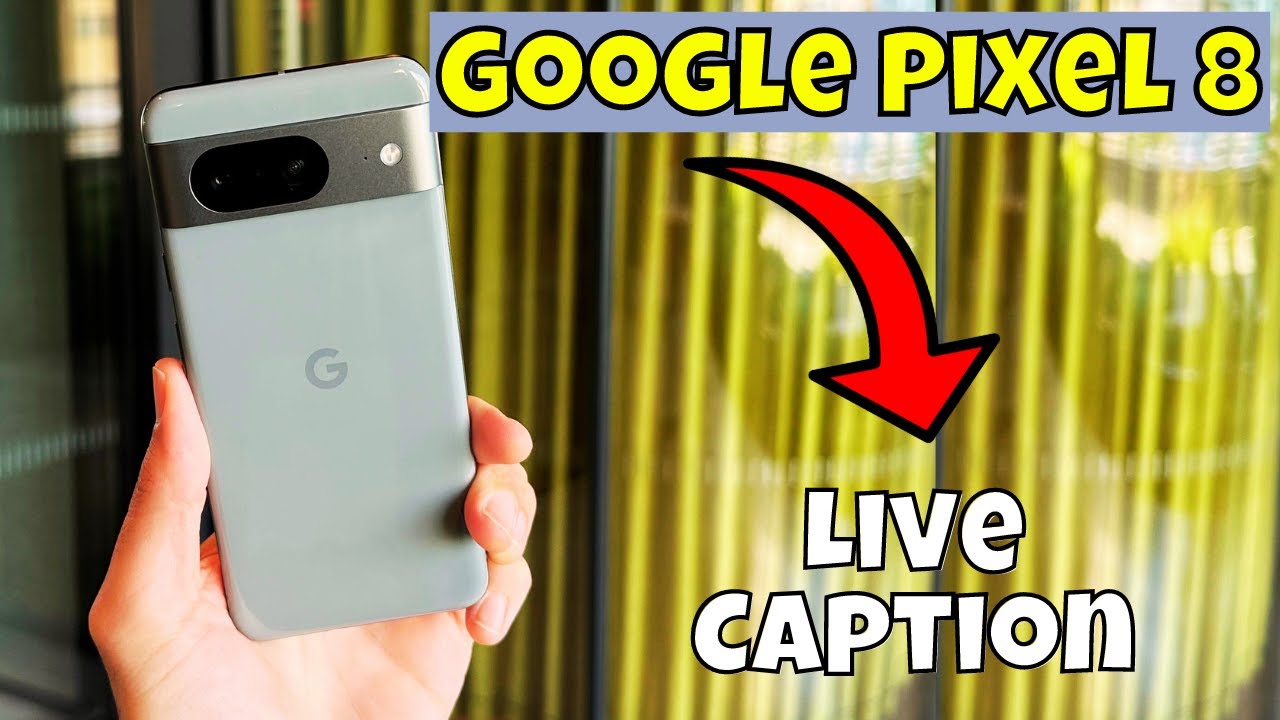 Live Caption Google Pixel 8 || How to use live captions || Live caption settings