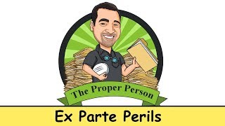 High Conflict Child Custody: Ex Parte Perils