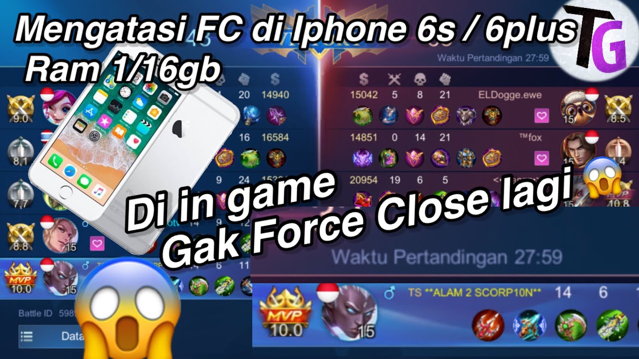 baru 2020 | mengatasi Force close Mobile Legend di iphone 6plus/6S work 100% No jailbreak