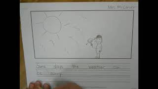 Writing lesson: Adding labels to your picture