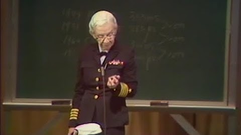 Capt. Grace Hopper on Future Possibilities: Data, Hardware, Software, and People (Part Two, 1982)