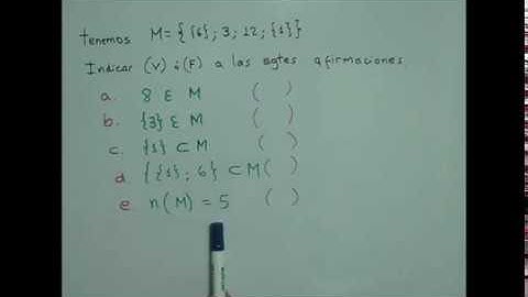 ejercicio de subconjunto incluido pertenece verdadero falso