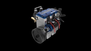 Toyan X-Power, DIY A 4 Stroke, 2 Cylinder Engine Kit That Runs