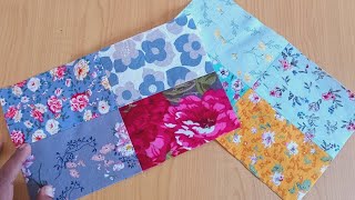 Using leftover fabric to make useful things for a lifetime /DIY Sewing and patchwork /quilting
