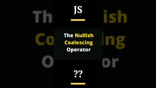nullish coalescing operator javascript in hindi |  #javascript #shorts #programming