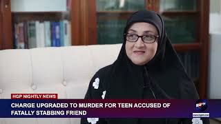 CHARGE UPGRADED TO MURDER FOR TEEN ACCUSED OF FATALLY STABBING FRIEND