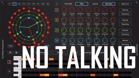 Euclidean sequencer by 4Pockets (Demo - No talking)