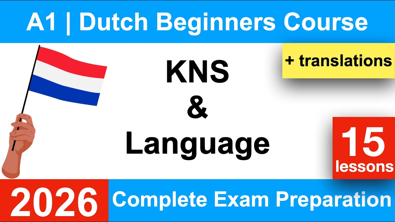 A1 Dutch Beginners Course Complete Exam Preparation 15 LESSONS #nt2 # ...