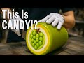 【ASMR】なんのフルーツ??Japanese candy making techniques!!日本の飴職人! Japanese Street Food