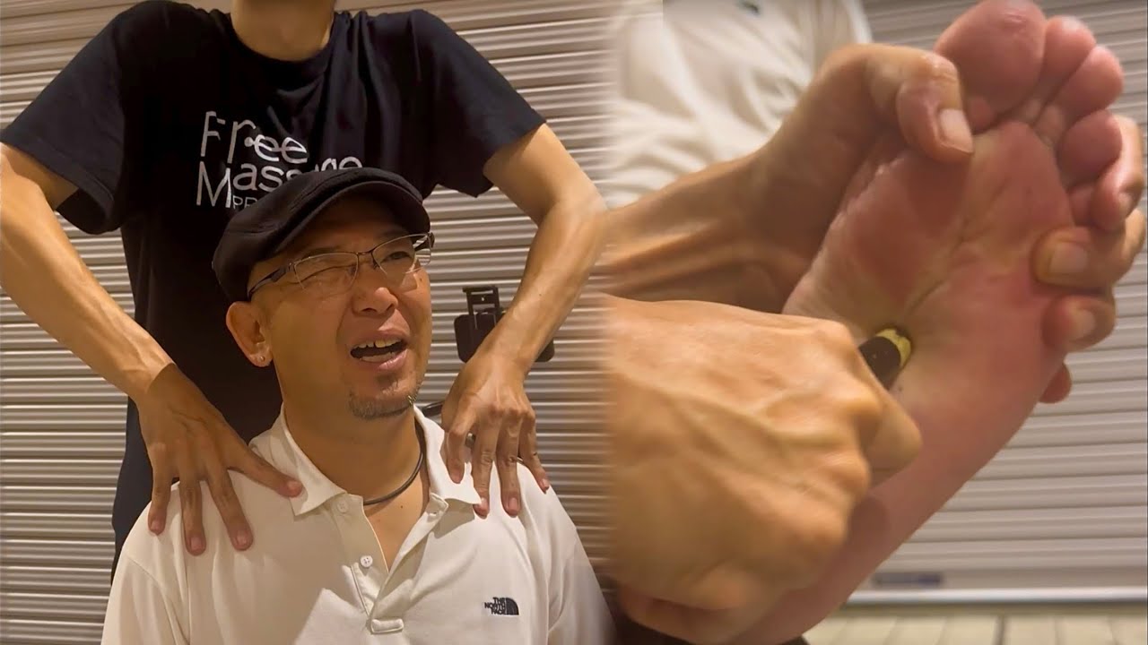 ASMR Вы очень хороши! Массажное кресло для мужчины, впечатленного массажем плеч и стоп