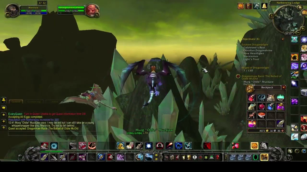 Dragonmaw Race: The Ballad of Oldie McOld