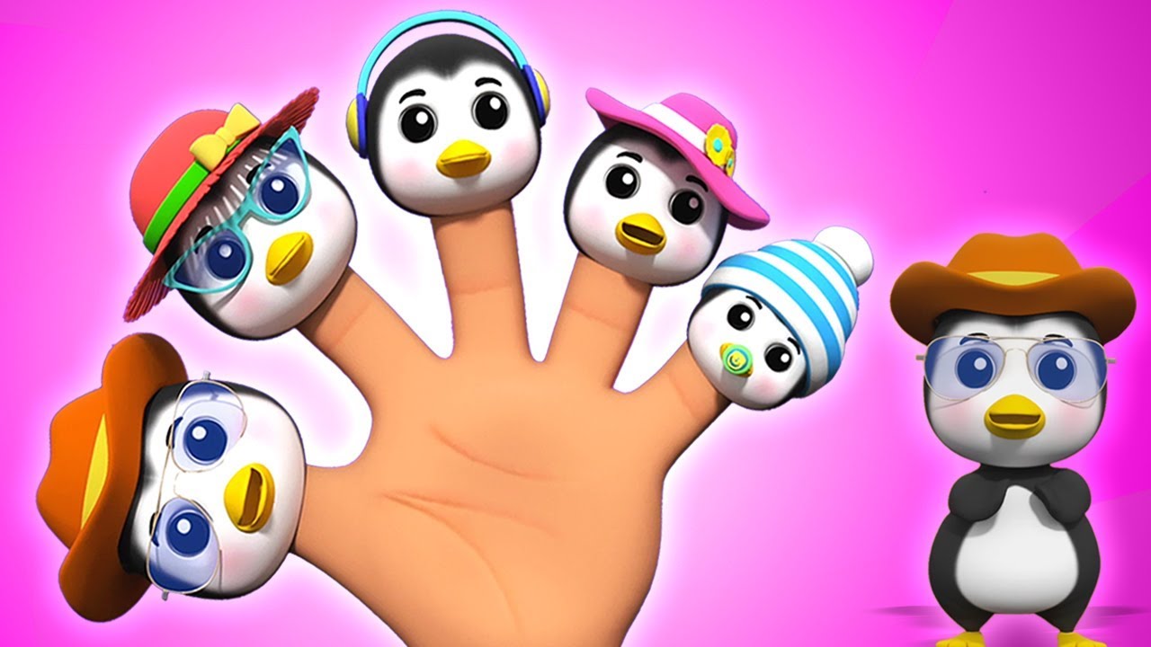 Pinguino dito famiglia | rime in italiano | Penguin Finger Family | Kids Tv Italiano