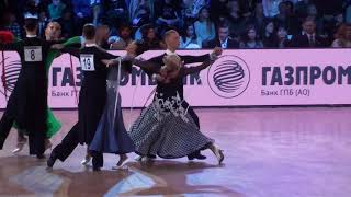 エバルダス イエバのタンゴEvaldas Sodeika - Ieva Zukauskaite, LTU Tango 1/2 Grand Slam Standard ROC - 2017