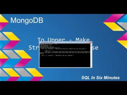 MongoDB: To Upper - Make String Upper Case