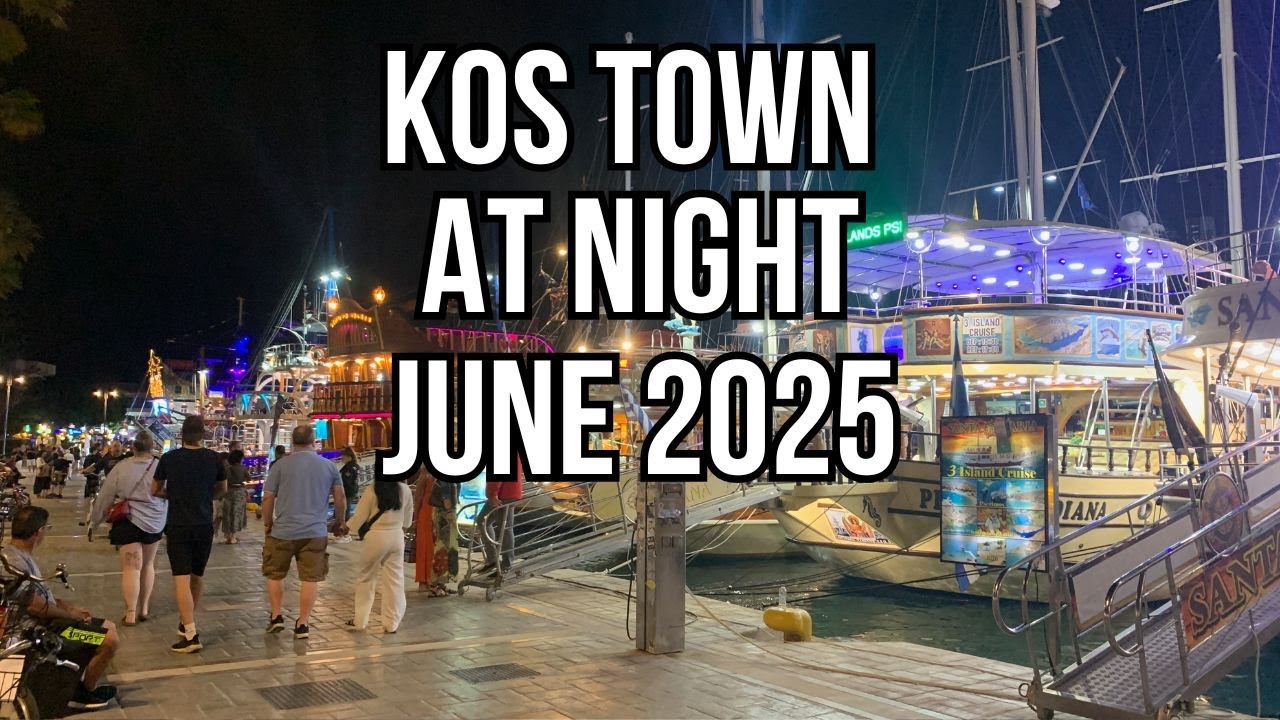 Kos Town at Night - June 2025
