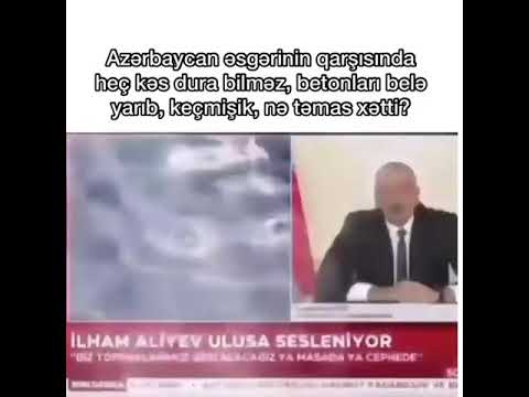 Haqq yolunda ölsekde qazanacağıq!Azerbaycan guclu dovletdir,ve Azerbaycanin guclu ordusu var!🇦🇿💪