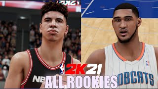 All New Rookie Face Scans in NBA 2K21 Next Gen!