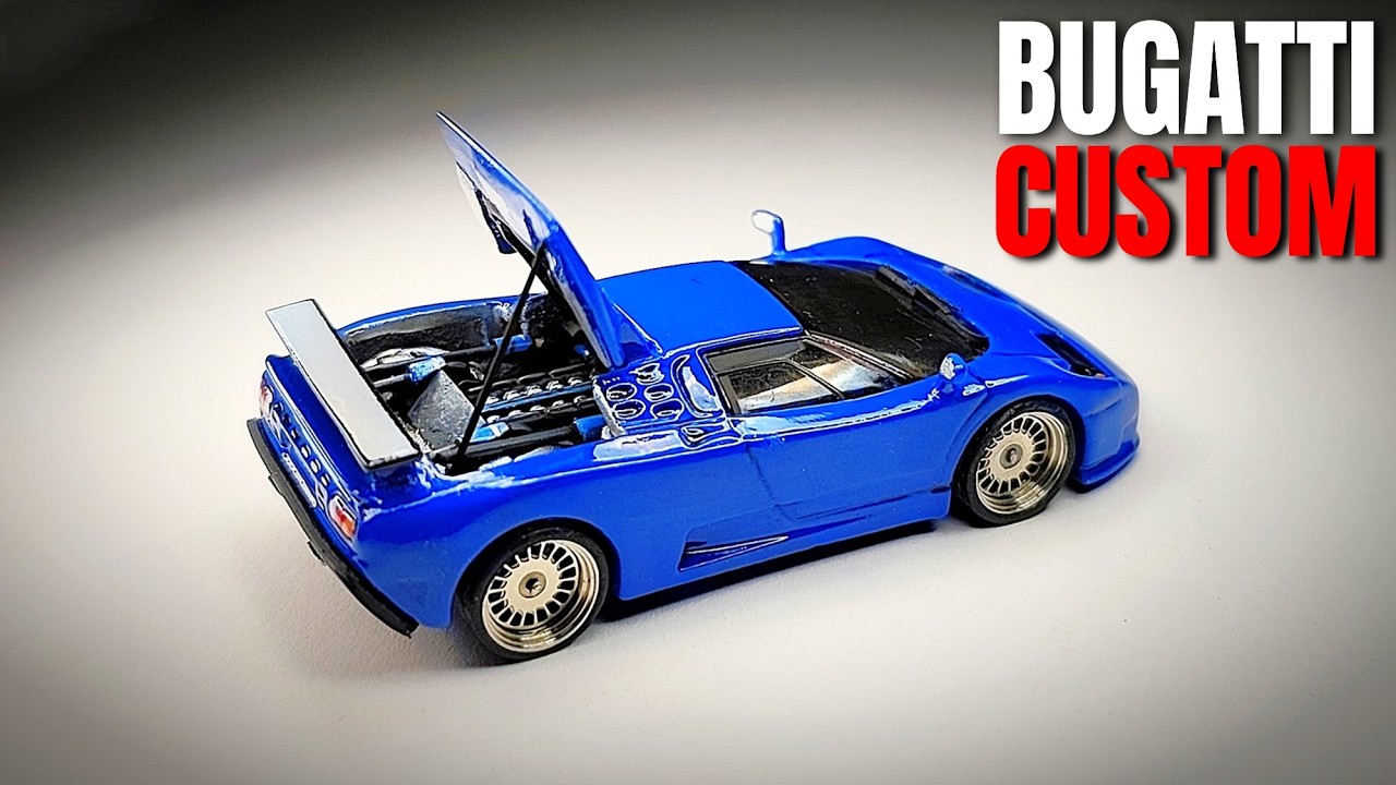 Bugatti EB110 SS Hot Wheels Custom Build | How to do | Level