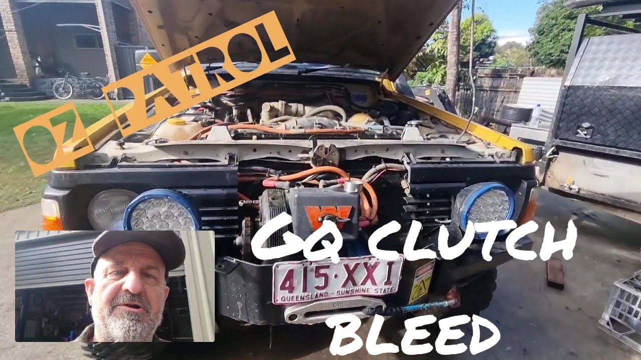 Nissan GQ Patrol clutch bleed made simpler YouTube