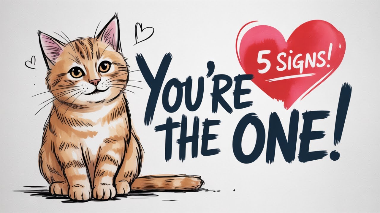 5 явных признаков того, что ваша кошка выбрала вас своим любимым человеком.