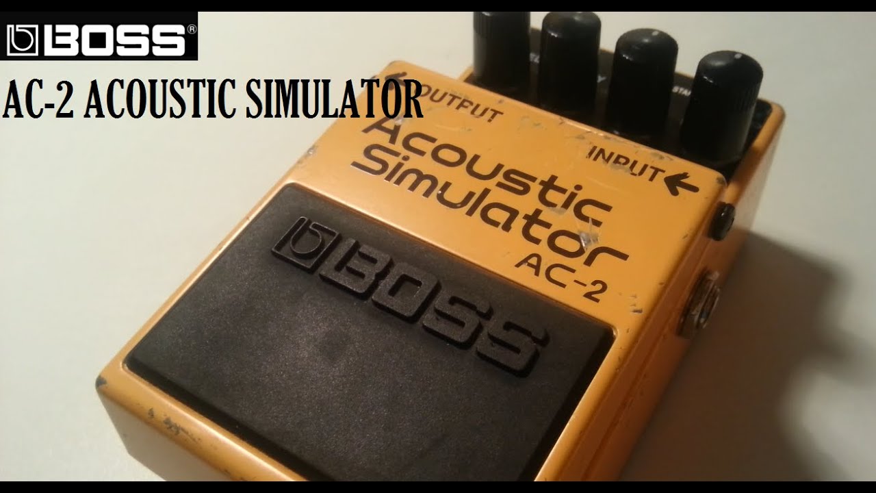 ギター BOSS Acoustic Simulator AC-2 Boss AC-2 Acoustic Simulator - Aurora Music Co