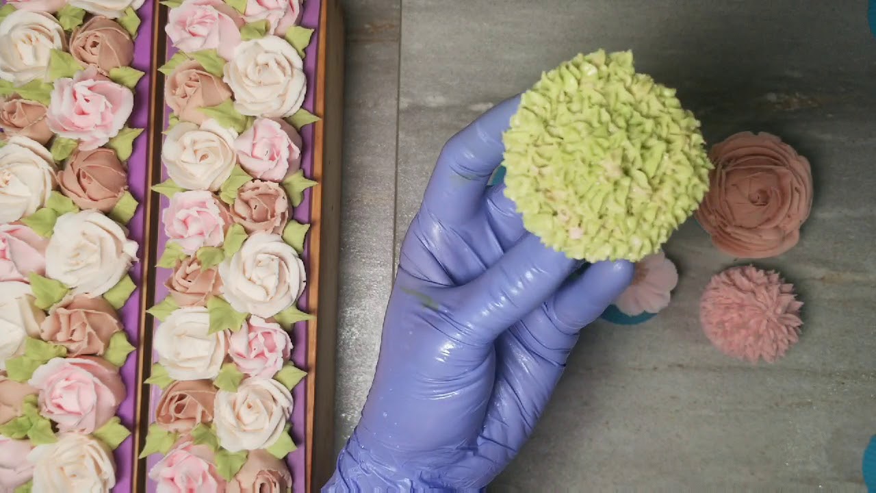Different  Flower Designs - Cupcake flower Soap