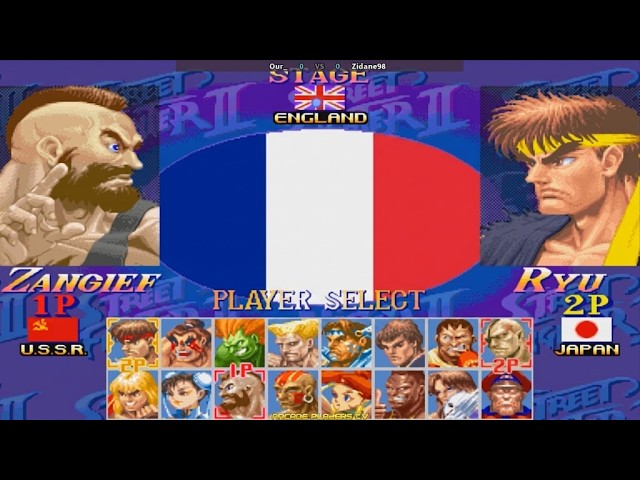 Super Street Fighter 2 Turbo ➤ Our (France) vs Zidane98 (France