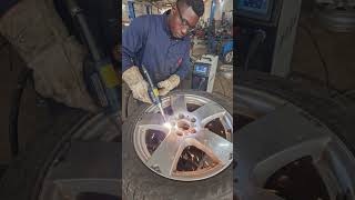 construction of rims using a laser Welding machine