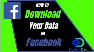 How to Download your Data on Facebook