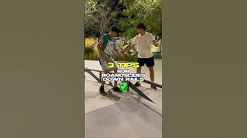 Teaching how to boardslide down this Rail was challenging #skate #skater #skateboarding #skatetips