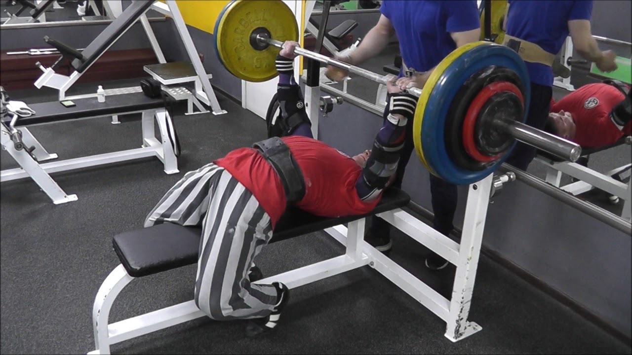 Фитнес вязьма. Видео жима 120 кг на рекорд.