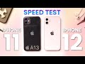 iPhone 12 Vs iPhone 11 Speed Test 🔥 A14 Bionic Chip vs A13 Bionic Chip 🔥