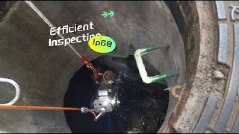 sewer pipe inspection robot-Robotic crawler pipe inspection camera