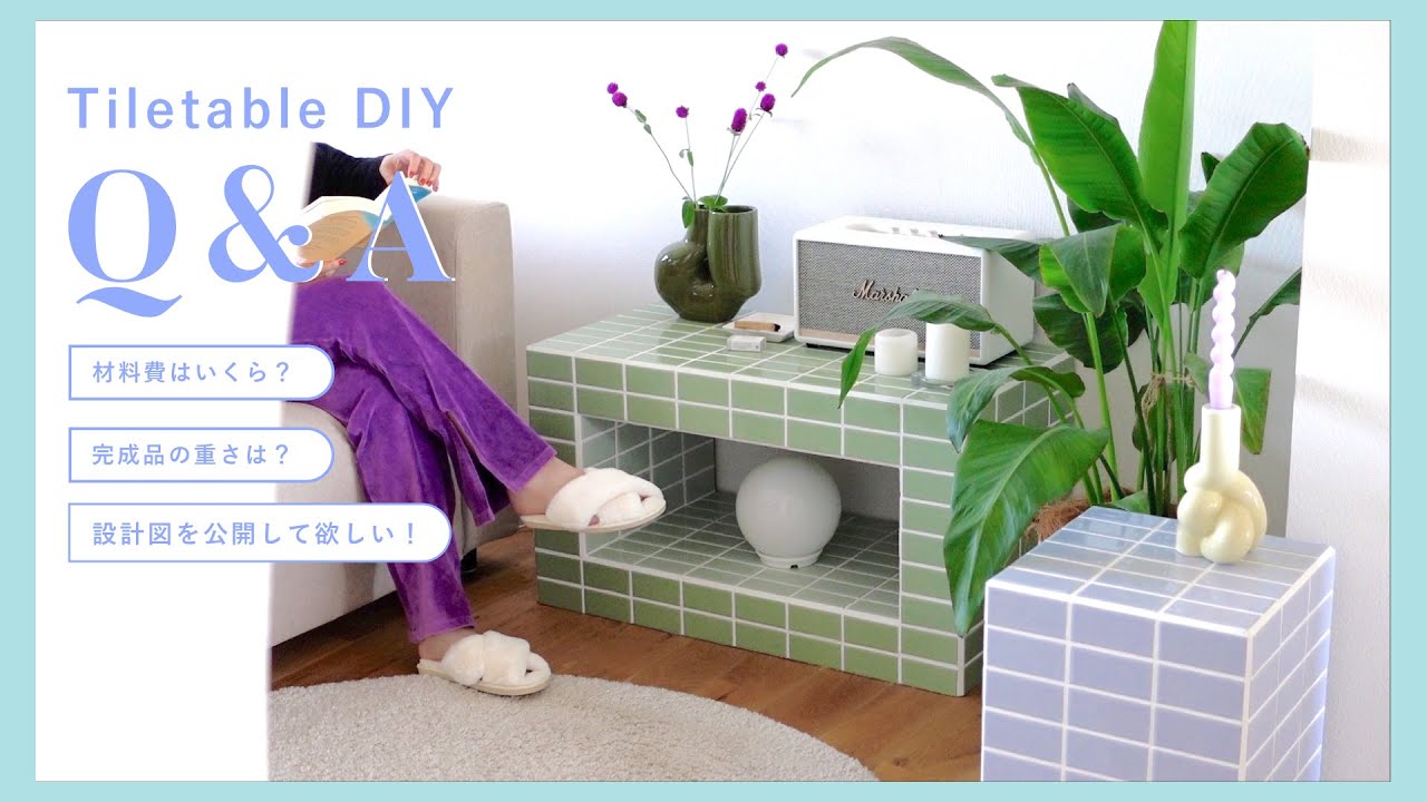 hisa 　タイルテーブル hisa タイルテーブル Tile Living Table タイルリビングテーブル