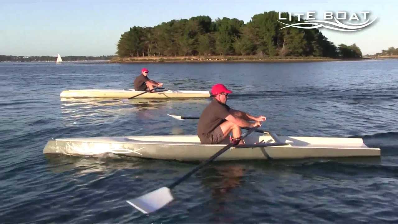 Liteboat - a new concept of rowing boat - YouTube