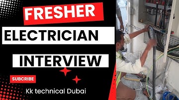 fresher electrician interview questions and answers / client interview Dubai @KKtechnicalDubai 💡