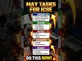 ICSE  MAY TASK FOR topper Batch 2027 #icseboard #exam #study #answersheets