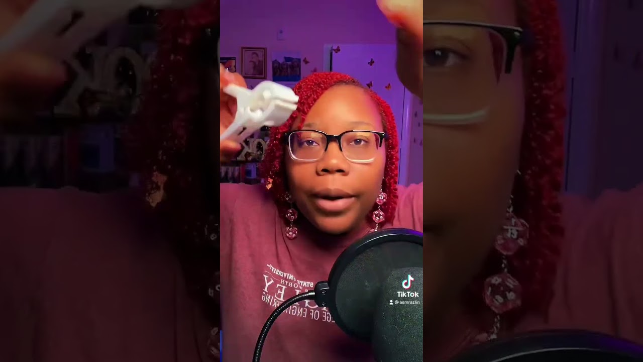 ASMR Clipping Your Hair Back 