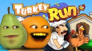 Annoying Orange Plays Thanksgaming Turkey Run W Pear