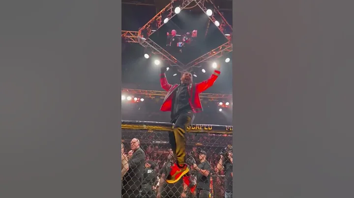 Merab Dvalishvili Stealing UFC 288 post fight snatching Sean O'Malley Jacket #shorts #ufc #ufc288