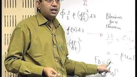 Mod-01 Lec-43 Potential Flow (Contd.) and Flow Past Immersed Bodies of Special Shapes