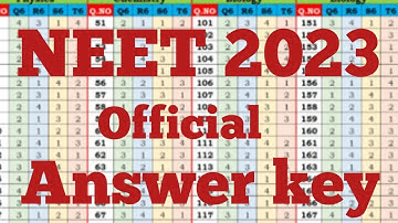 Neet 2023 official Answer key… #neetlatestupdates #neetanswerkey #neetanswerkey #neet2023 #neetexam